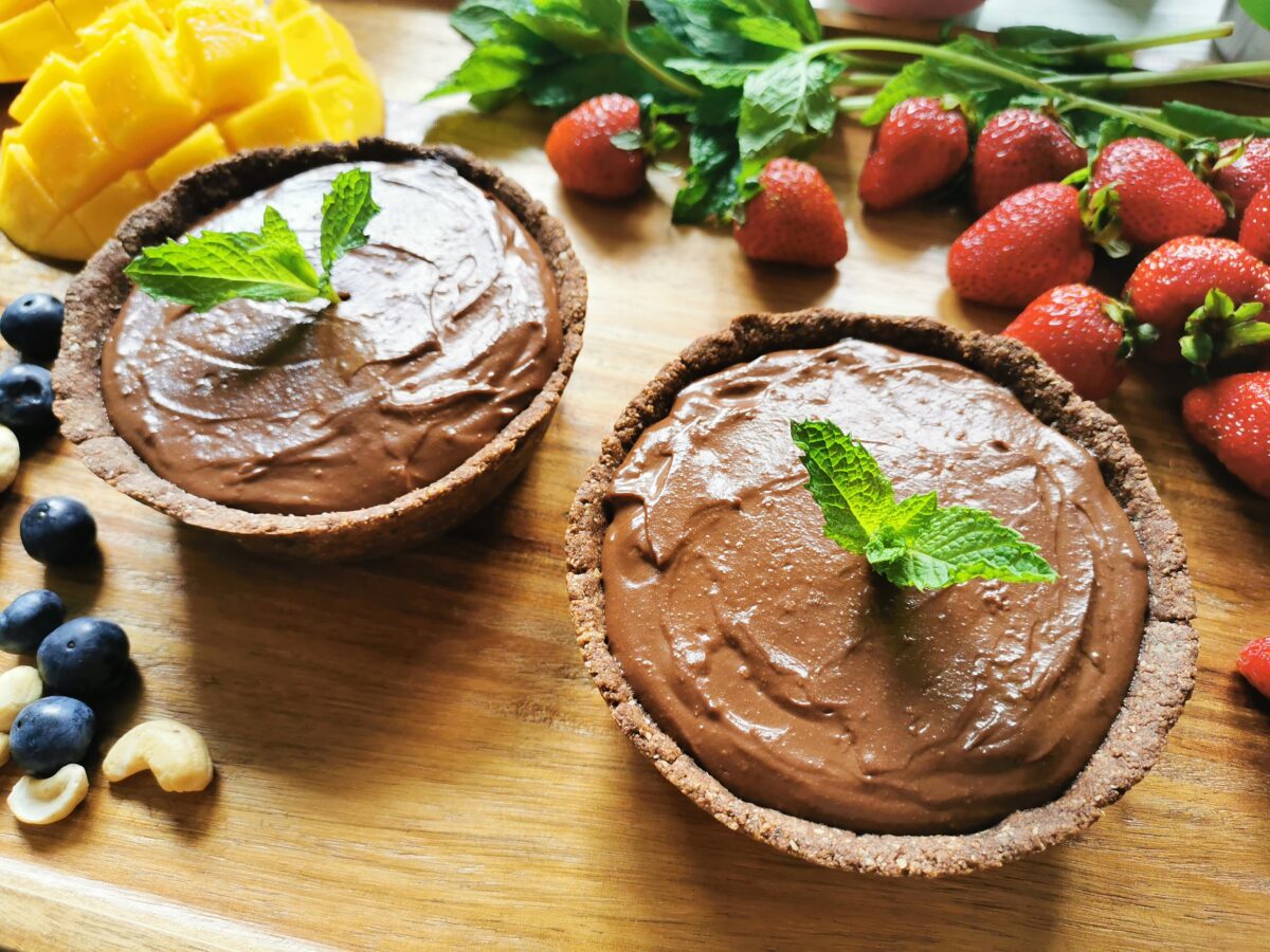 Gluten Free Vegan Chocolate Tofu Tart – 4evaeco