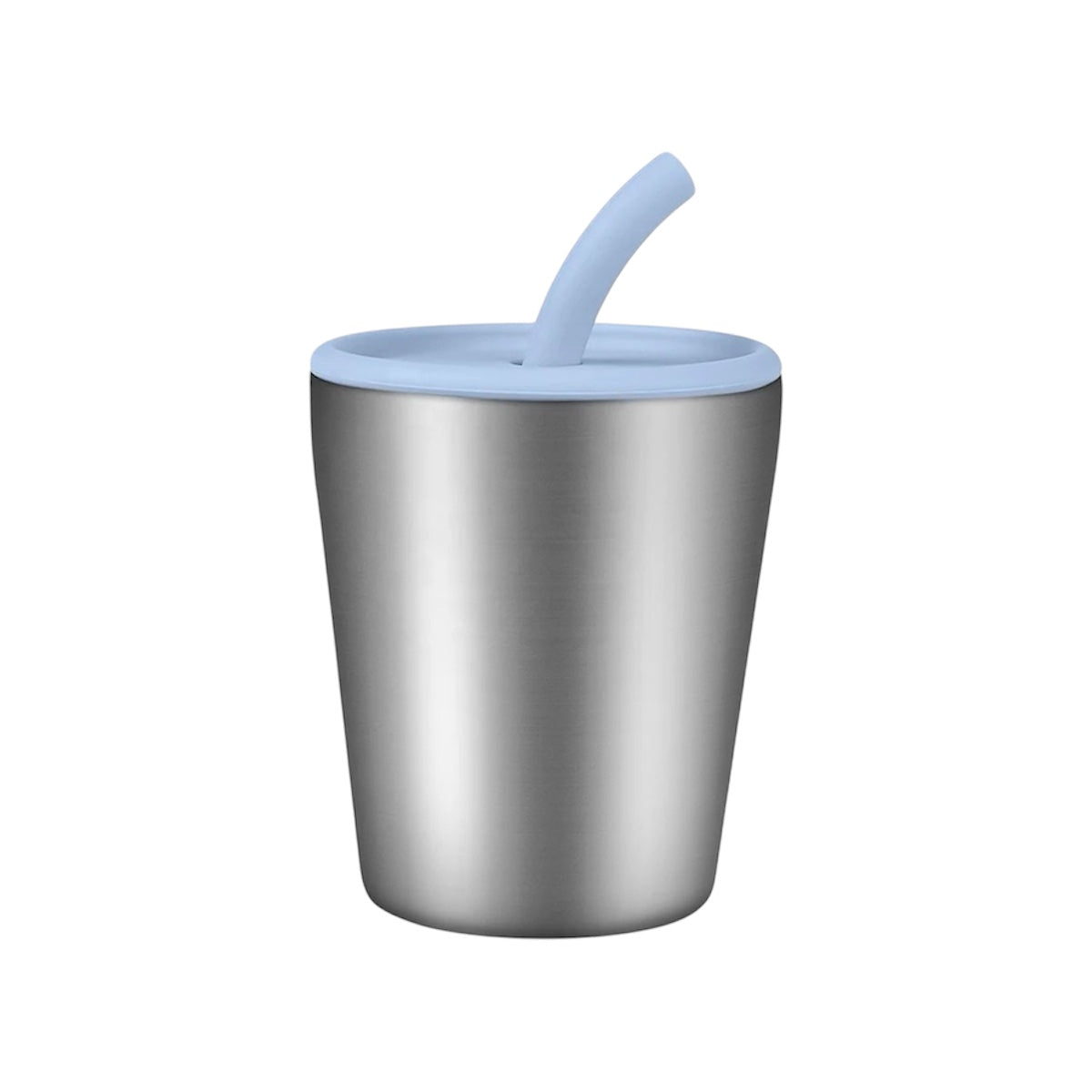 Stainless Steel Cup with Silicone Straw
