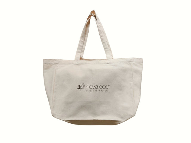 Organic cotton tote bag for shopping