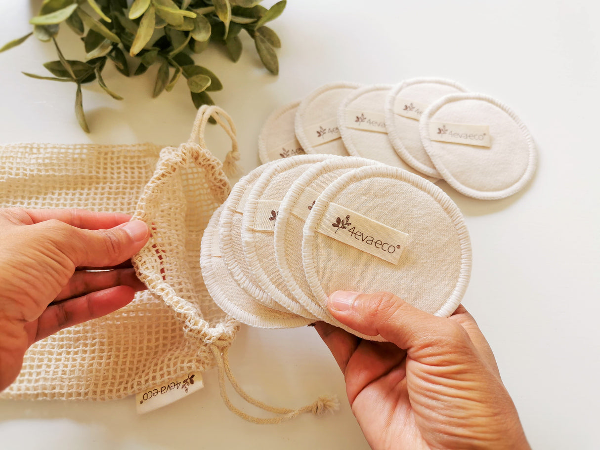 Reusable Hemp Organic Cotton Facial Pads