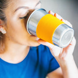 Stainless Steel Cup with Silicone Sleeve (1 cup)