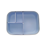Stainless Steel Lunch Box with Removable 4 Silicone Compartments