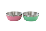 Pastel Mini Bowl 4pcs (2 x stainless steel bowls, 2 x silicone bowls)