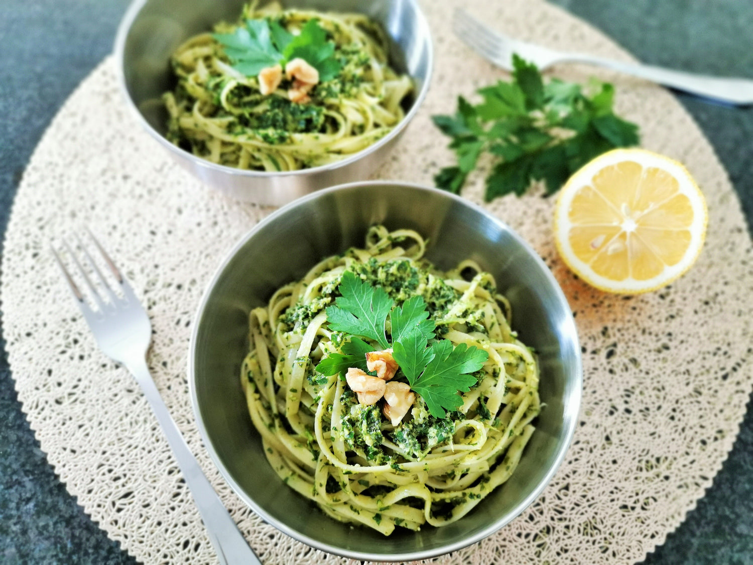 Pastel Salad Bowl 4pcs (2 x stainless steel bowls, 2 x silicone bowls)