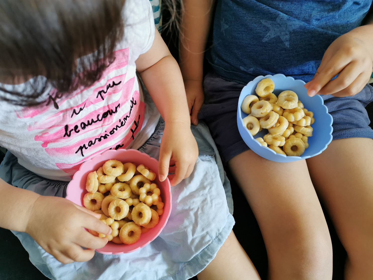 Pastel Mini Bowl 4pcs (2 x stainless steel bowls, 2 x silicone bowls) - Factory seconds
